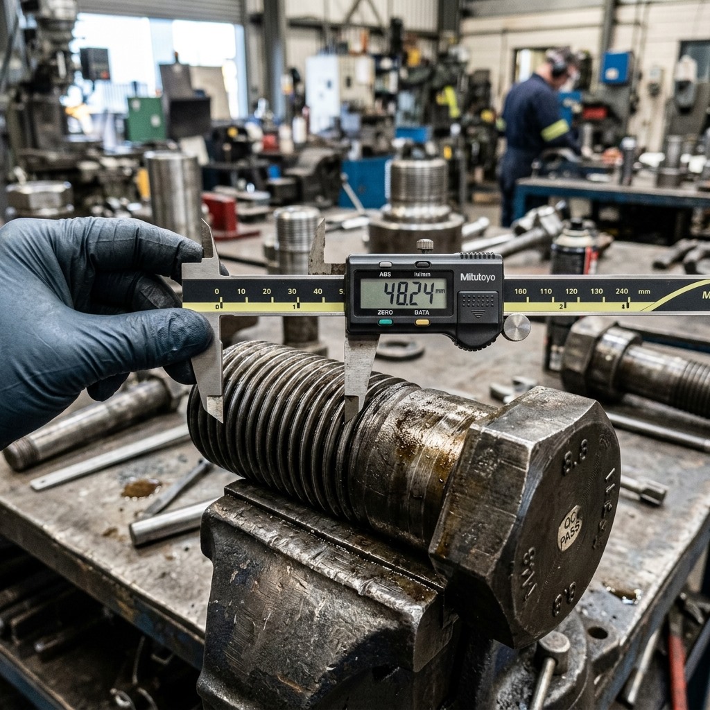 Fastener Quality Caliper Inspection